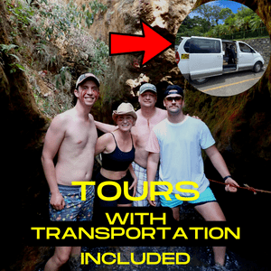 Tours with transportation to la leona waterfall