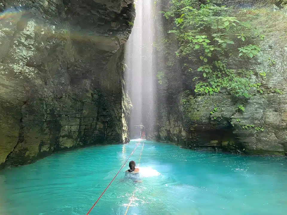 la leona waterfall adventure hike