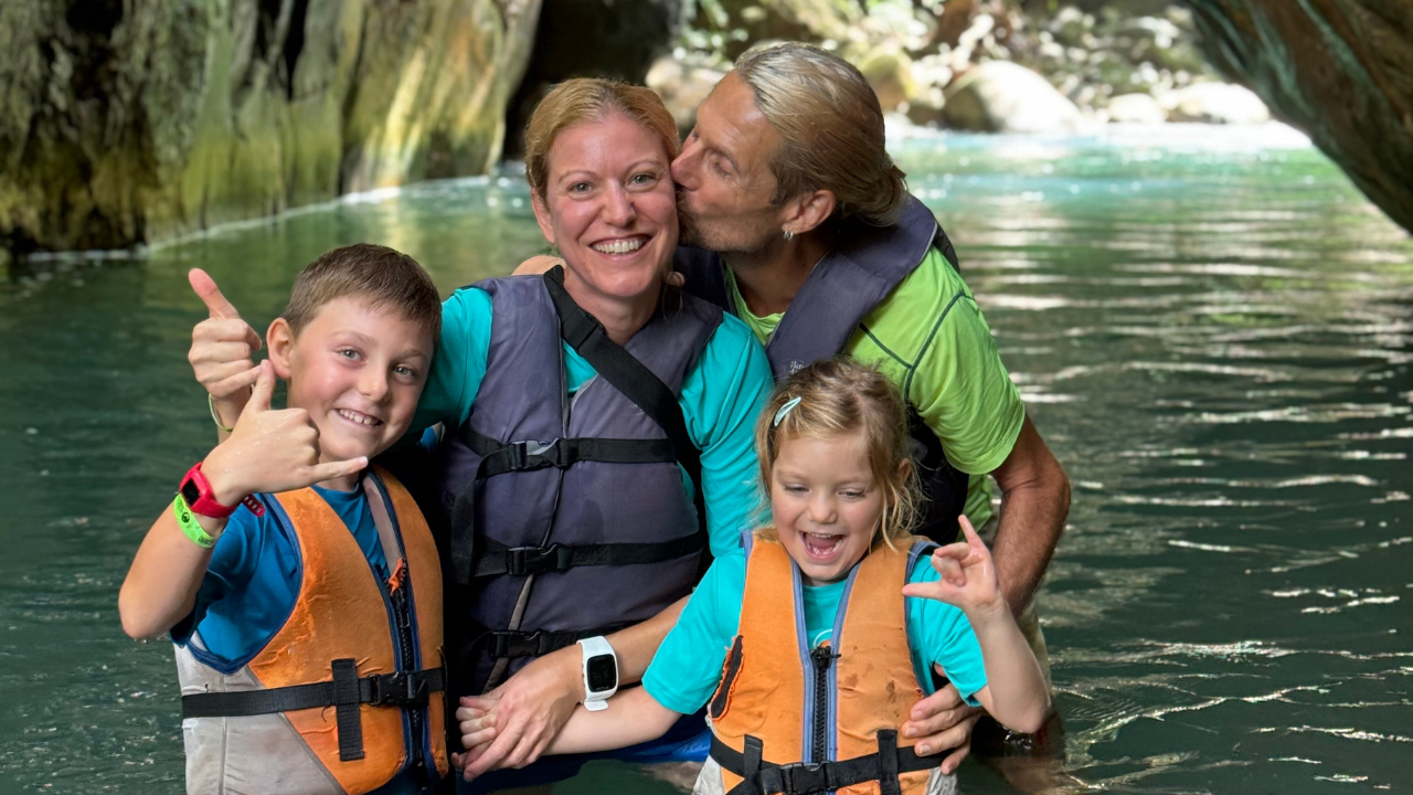 La Leona Waterfall with kids