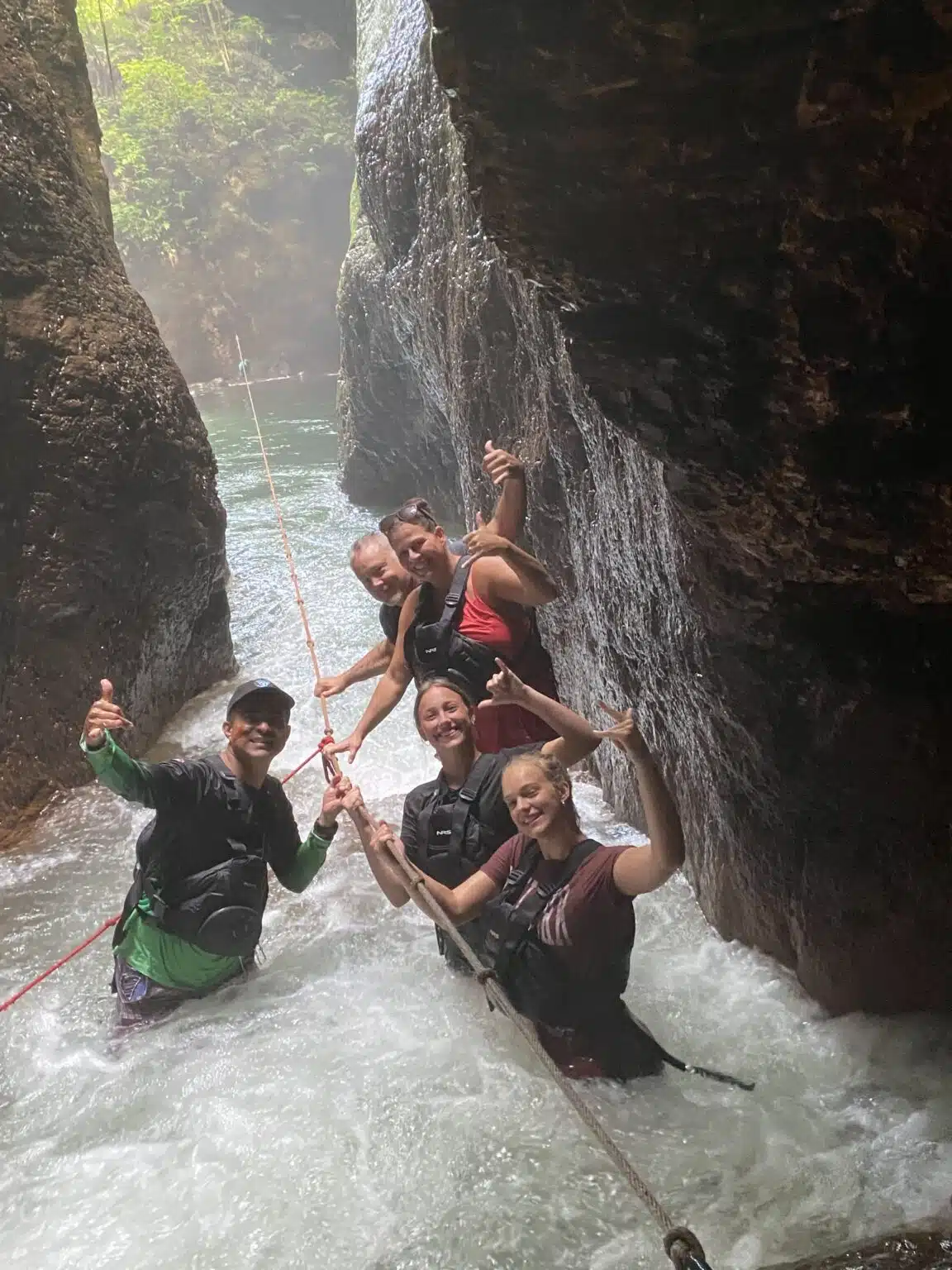 La Leona Waterfall with kids