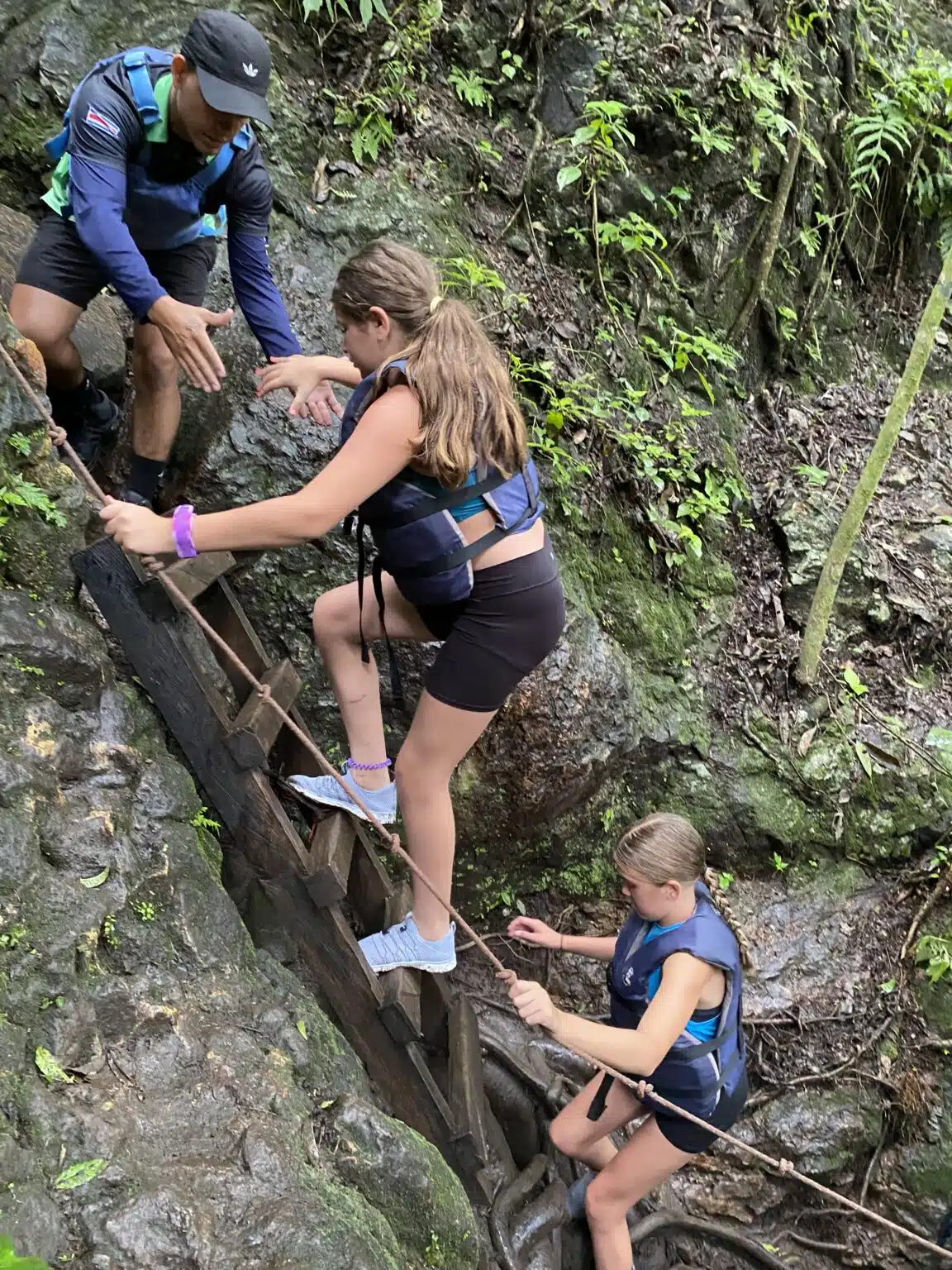 La Leona Waterfall with kids