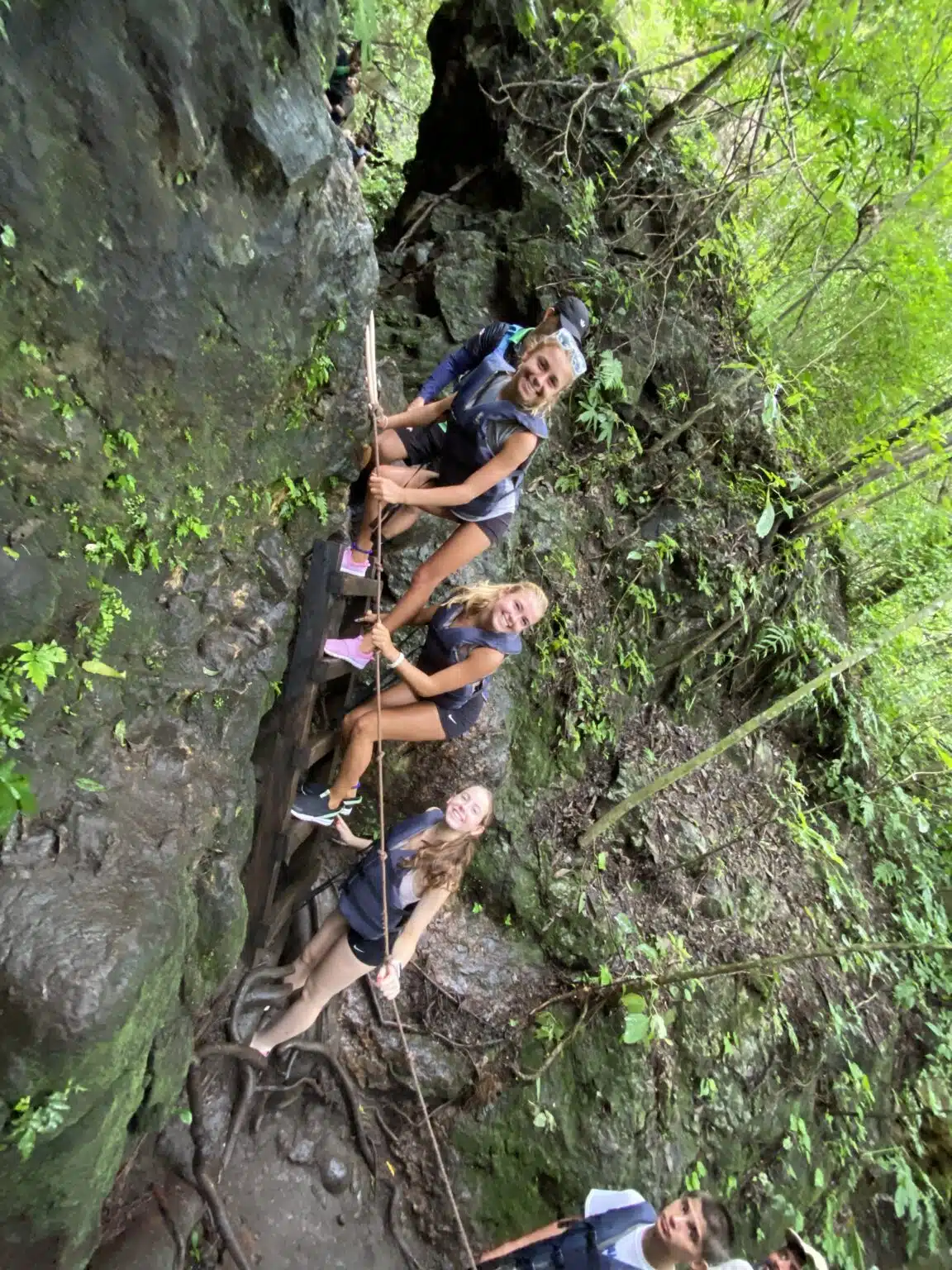 La Leona Waterfall with kids