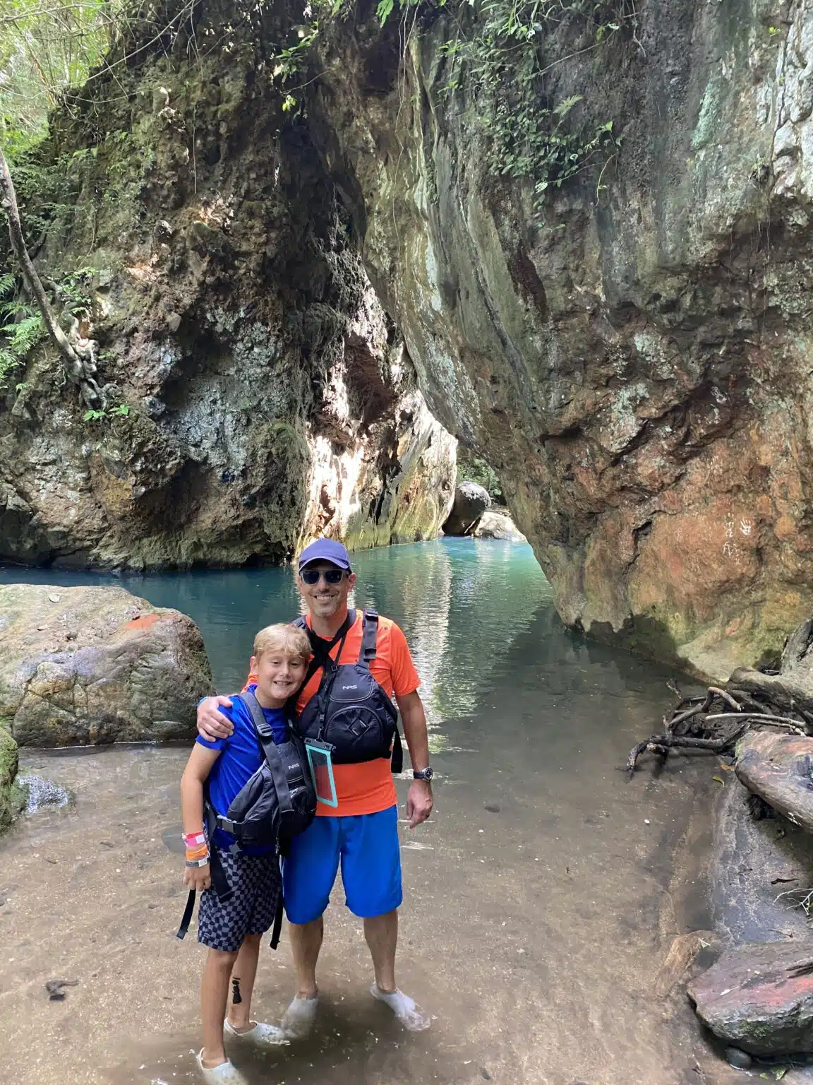 La Leona Waterfall with kids