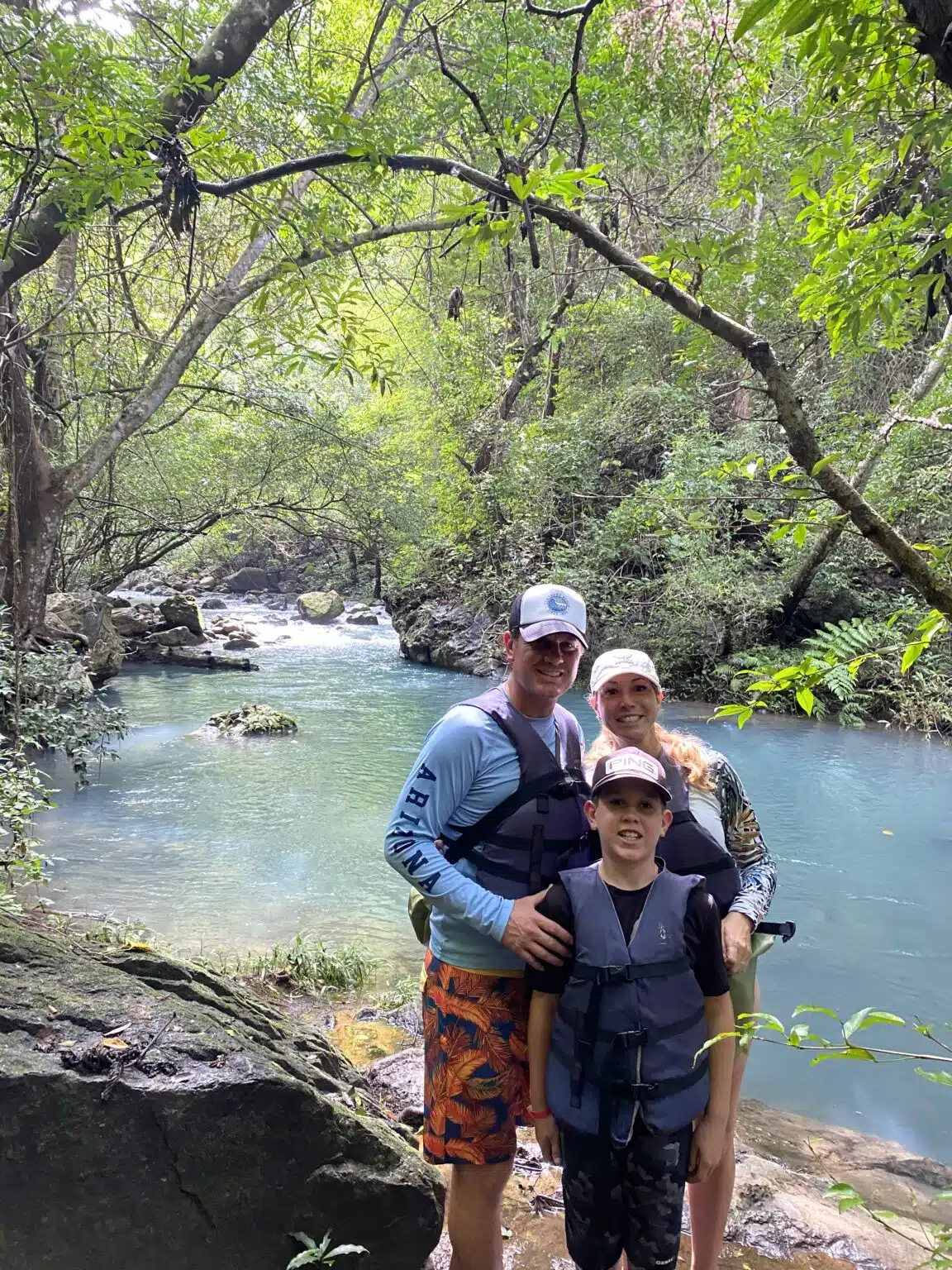 La Leona Waterfall with kids