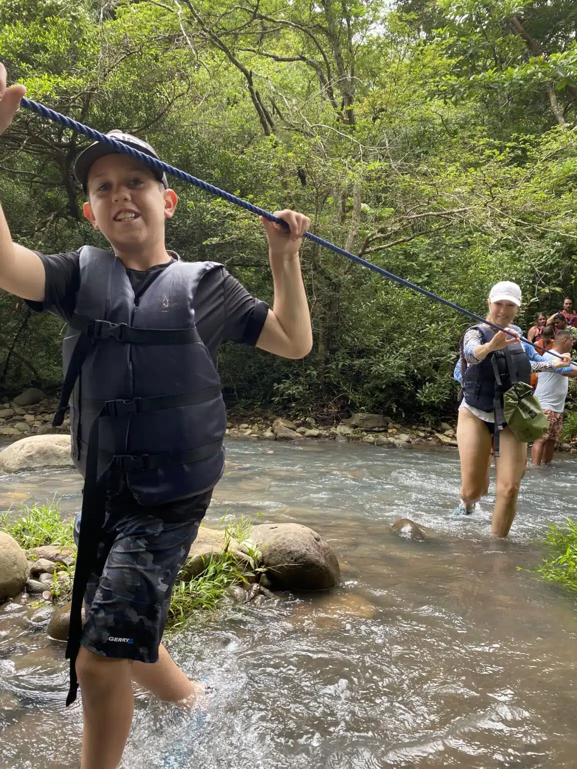 La Leona Waterfall with kids