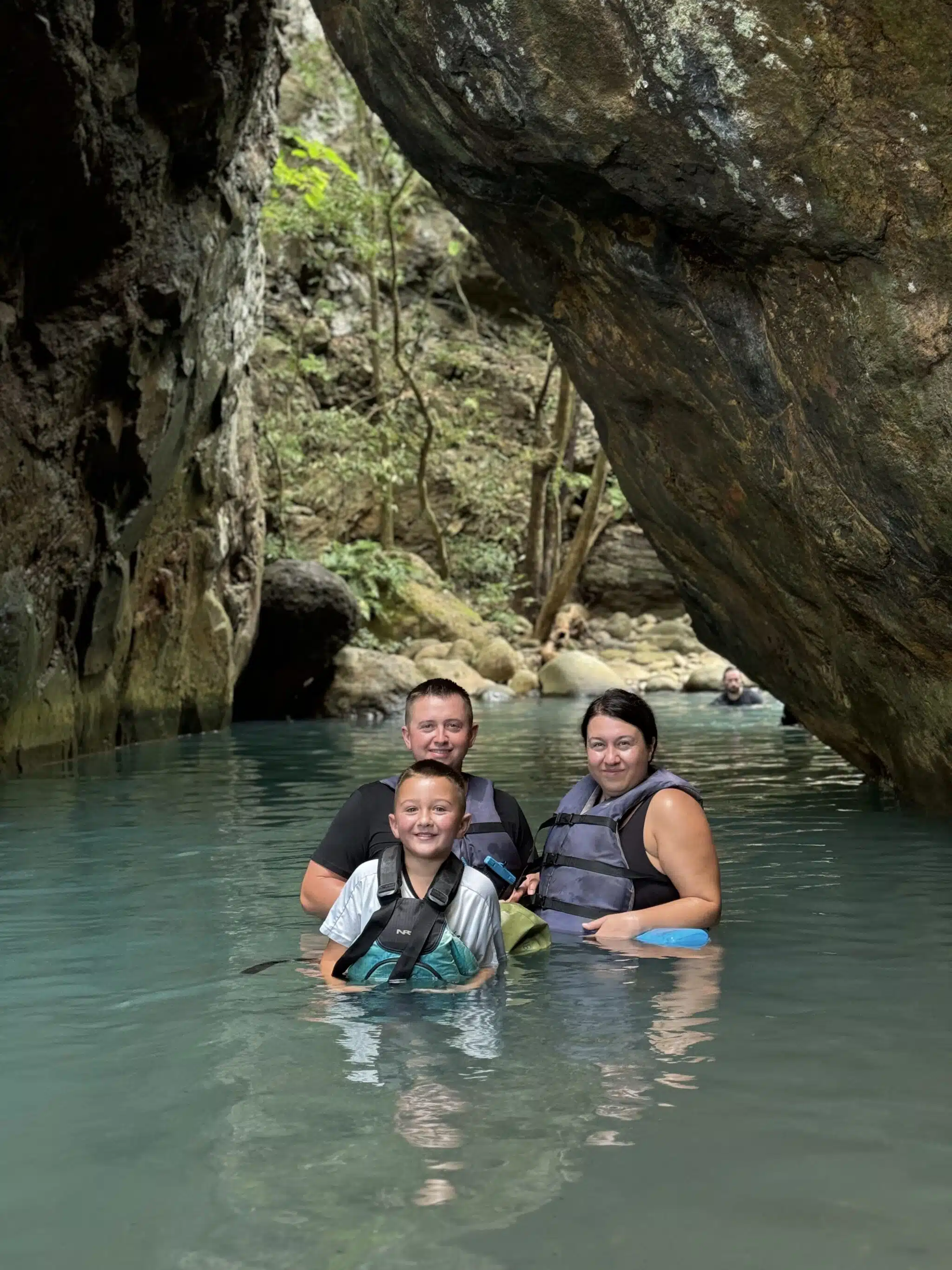 La Leona Waterfall with kids