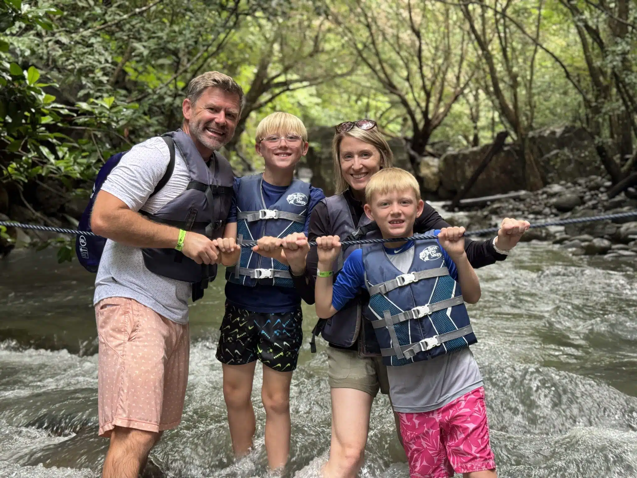 La Leona Waterfall with kids