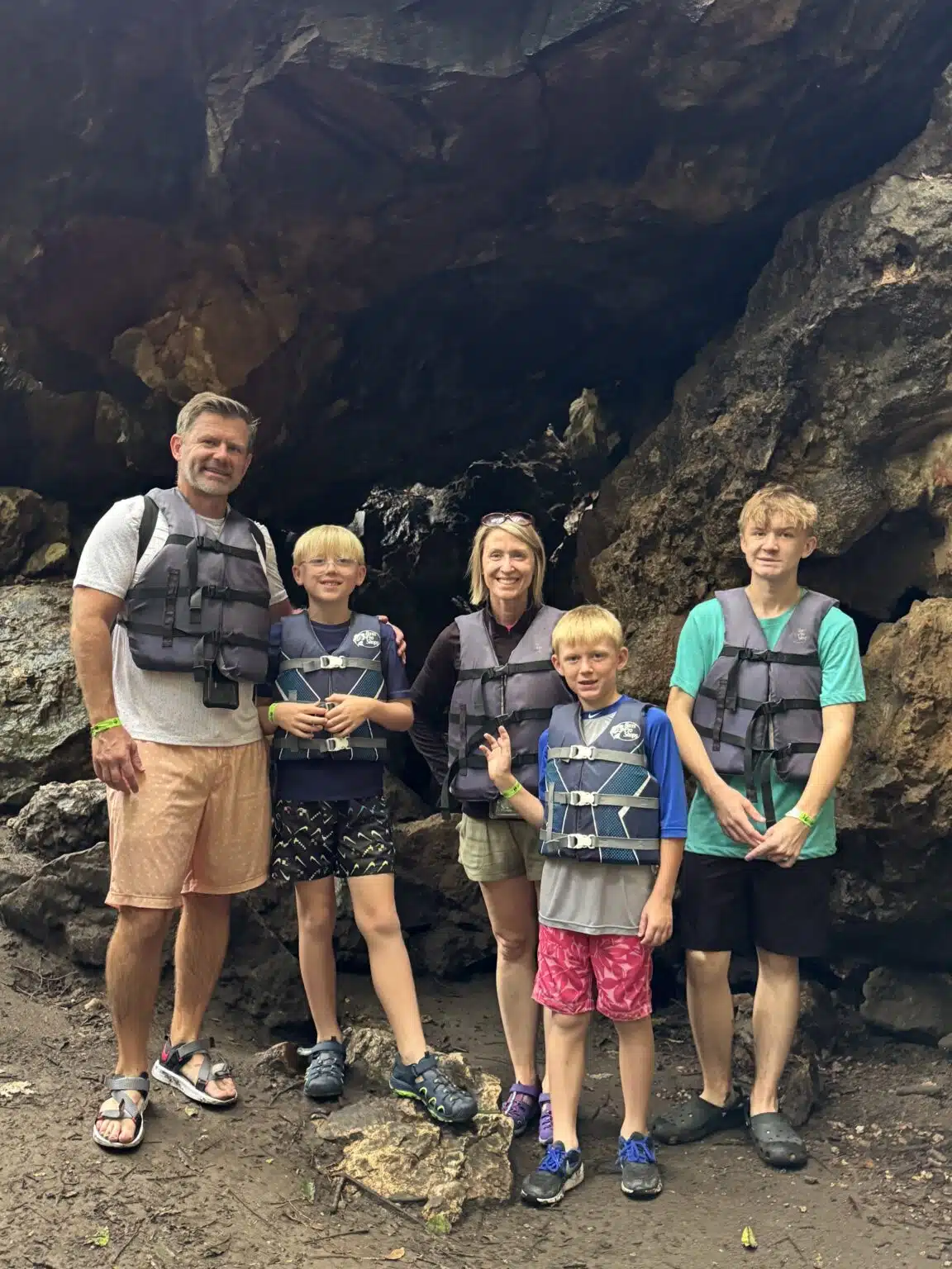 La Leona Waterfall with kids